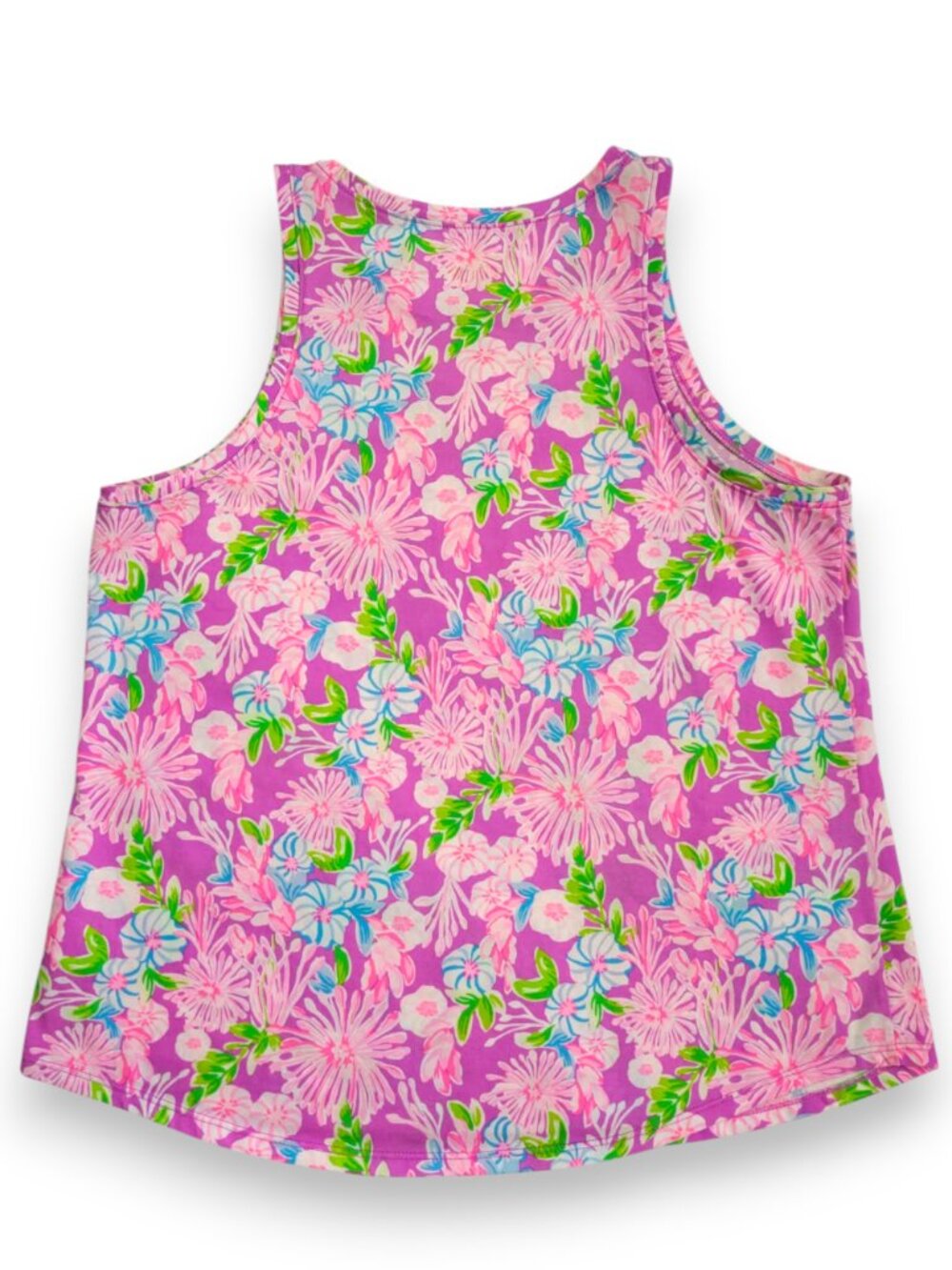 Lilly Pulitzer Westley Tank UPF 50+ Amethyst Moms The Word Athletic Top Medium - Picture 2 of 8